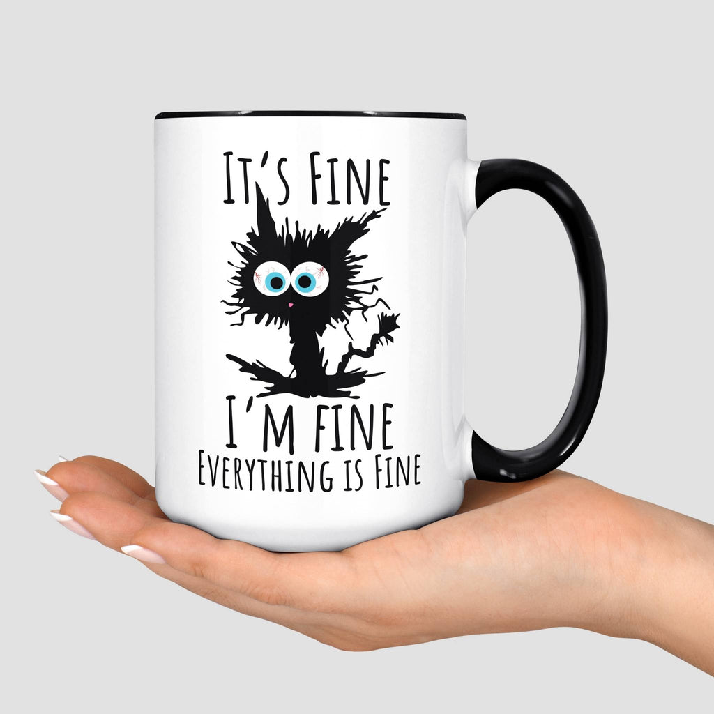 I'm Fine Cat Mug