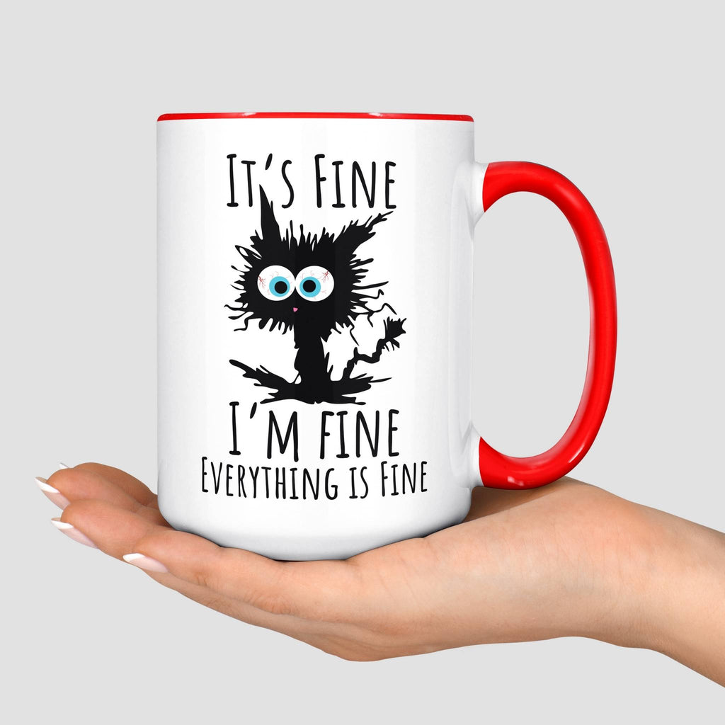 I'm Fine Cat Mug