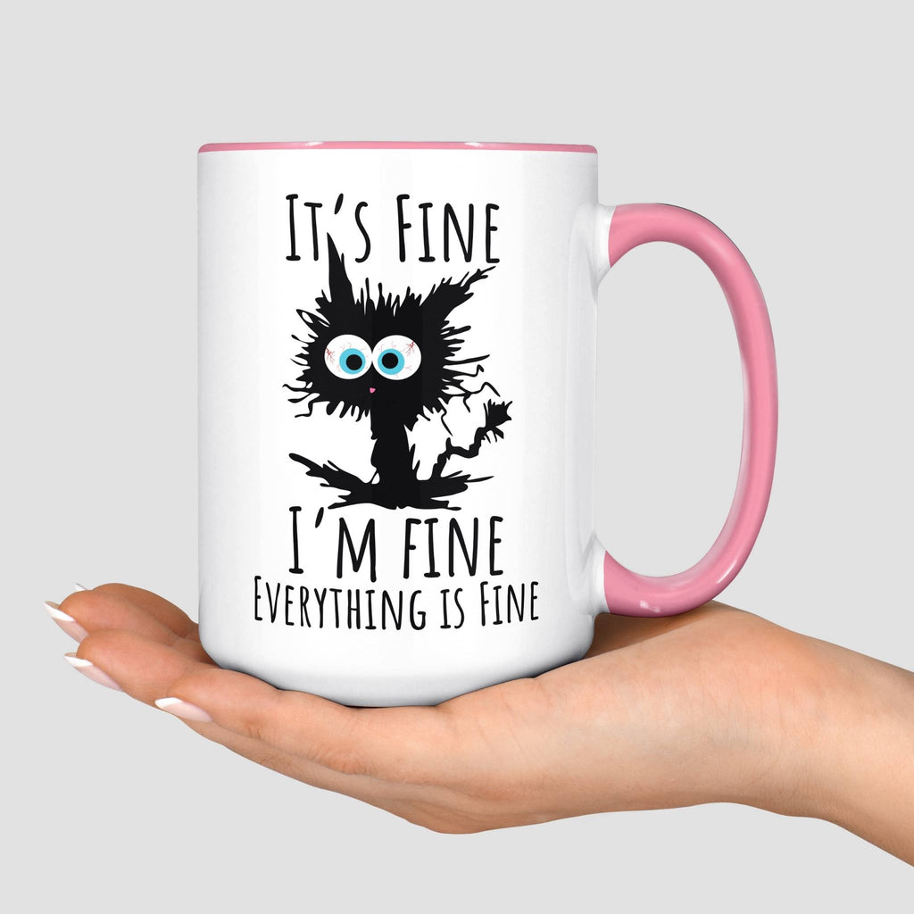 I'm Fine Cat Mug