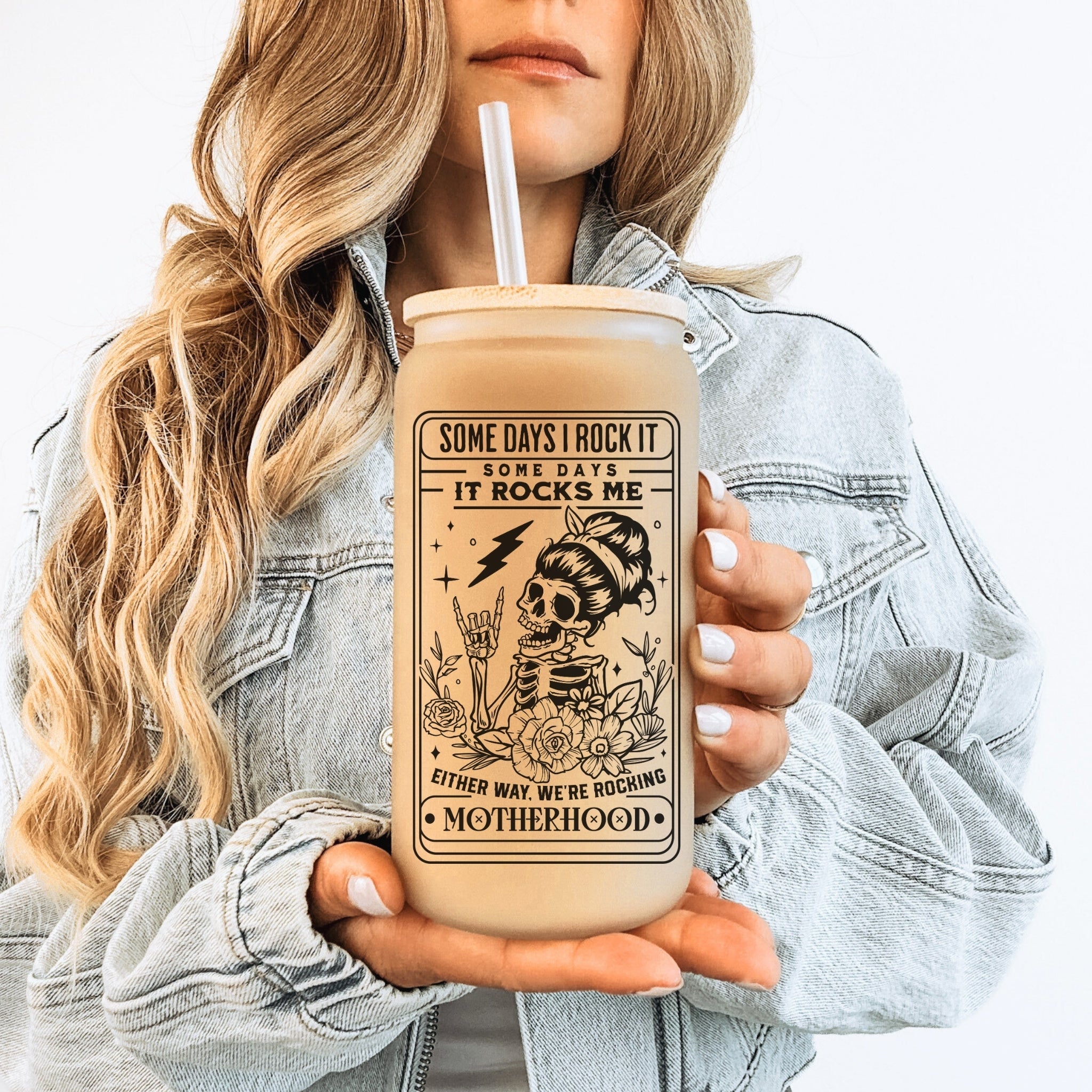 Rocking Motherhood Glass